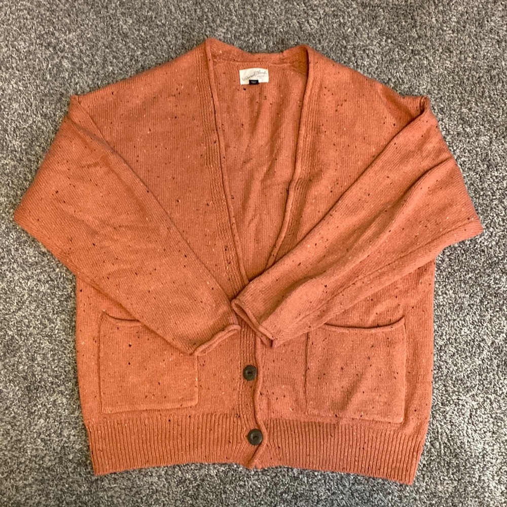 Orange Cardigan